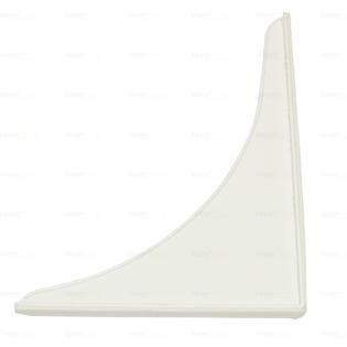 Branded Bath Tub Shower Splash Guard 9 Inch X 7 Inch White Pack Of 2