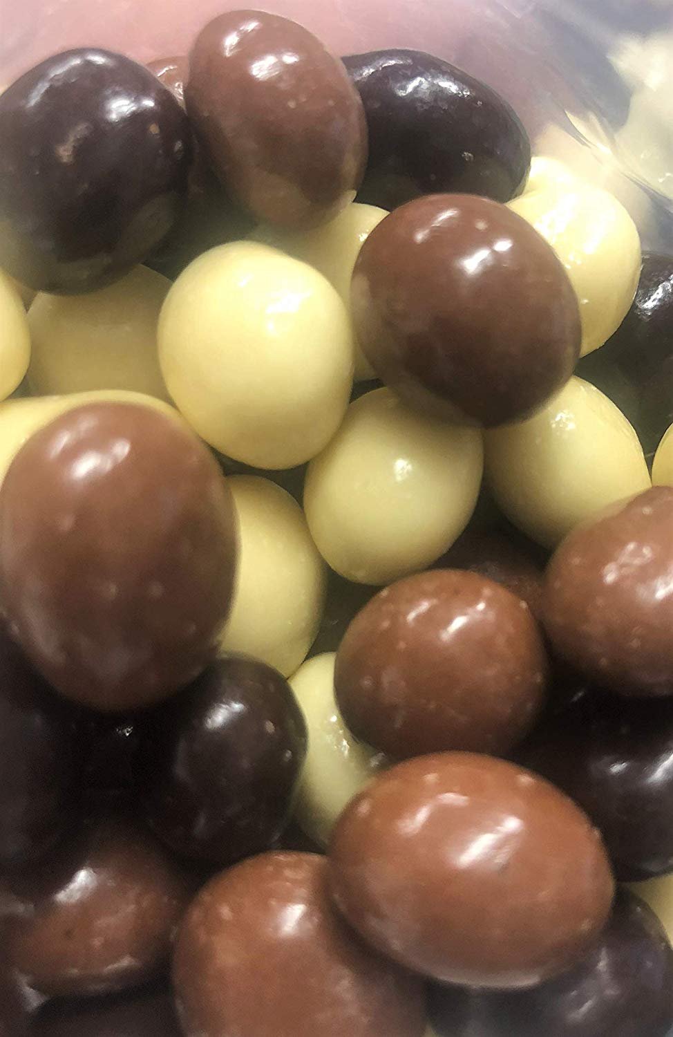 It's Delish Chocolate Covered Espresso Beans Medley (Dark, Milk and White Chocolate) , 10 lbs Bulk