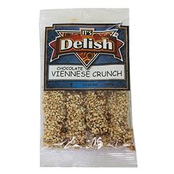 It's Delish English Toffee Viennese Crunch  (Dark Chocolate Coated, 3.5 oz bag)