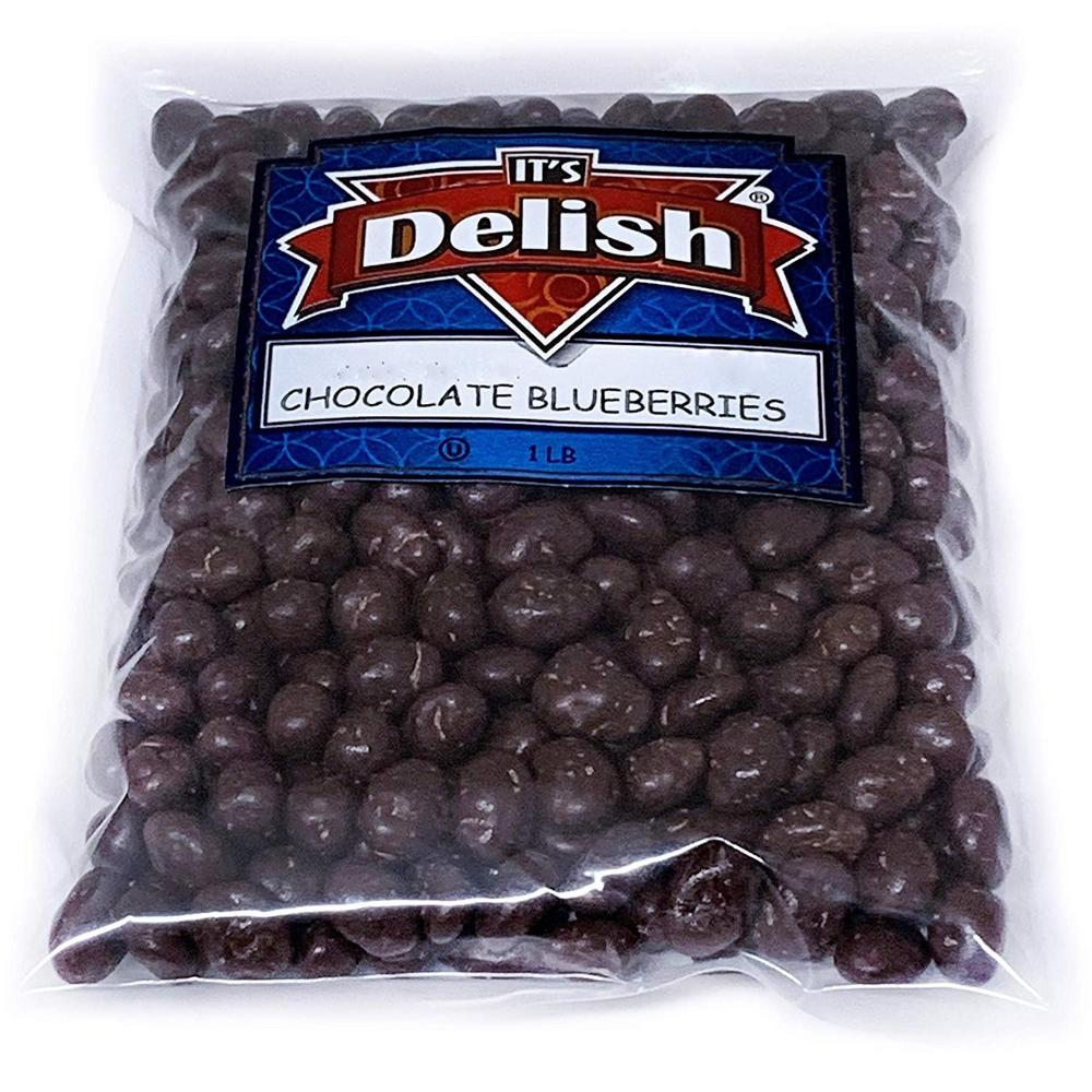 It's Delish Gourmet Dark Chocolate Covered Blueberries , 10 lbs Bulk