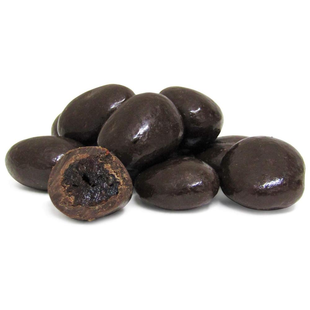 It's Delish Gourmet Dark Chocolate Covered Cherries , 5 lbs Bulk | Premium Dark Bittersweet Chocolate Coated Dried Cherries