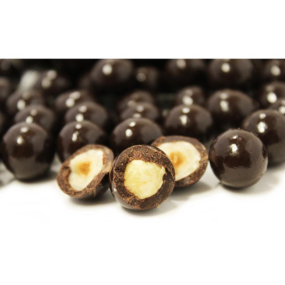 It's Delish Gourmet Dark Chocolate Covered Hazelnuts , (10 lbs)