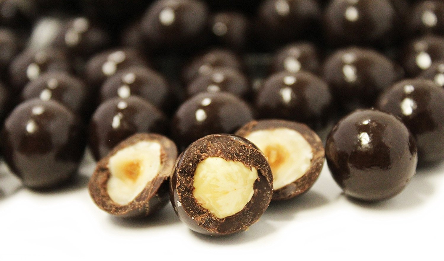 It's Delish Gourmet Dark Chocolate Covered Hazelnuts , (5 lbs)