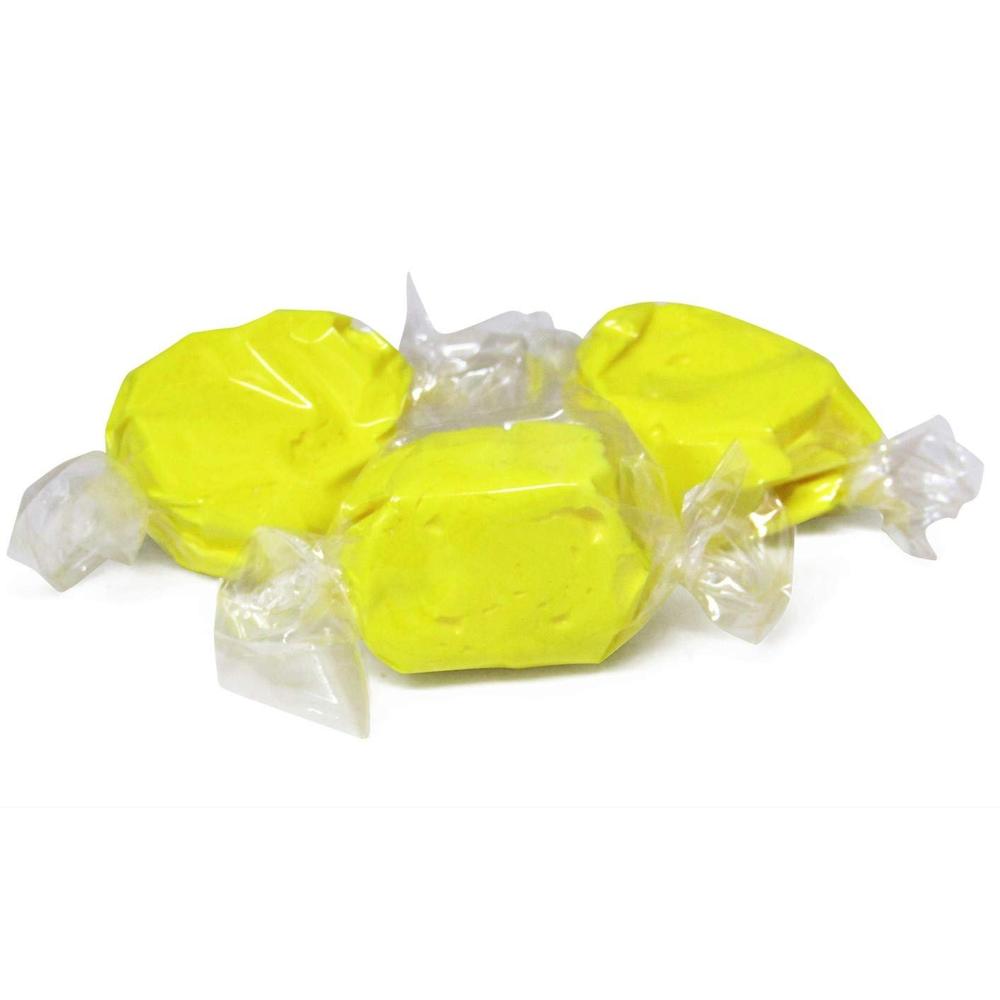 It's Delish Gourmet Yellow Banana Soft Taffy Chews , 16 Oz (1 lb Bag) Kosher Bulk Taffies