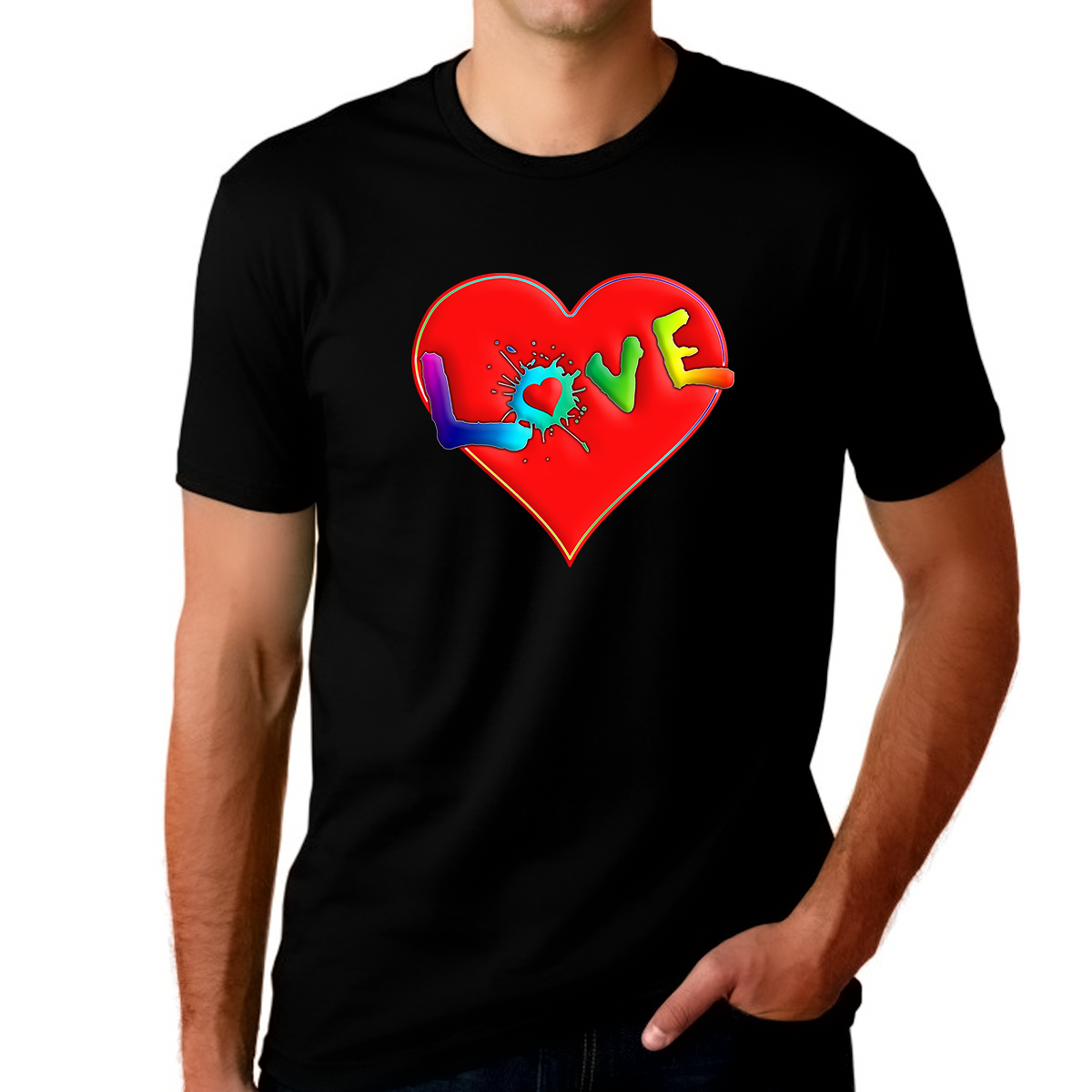 Fire Fit Designs Valentine Shirts for Men - Valentines Day Shirts Men Valentines Day Gift - Valentines Day Love Shirt
