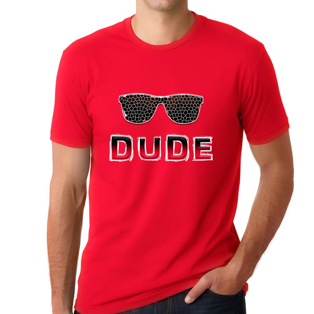 Fire Fit Designs Perfect Dude Shirts for Men - Red Perfect Dude Shirt - Pound It Noggin Shirt
