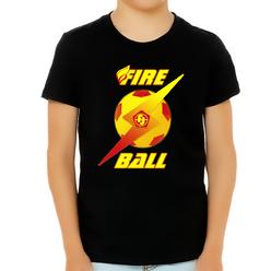 Fire Fit Designs Soccer Gifts for Boys - Boys Soccer Jersey for Boys Soccer Shirts for Boys - Graphic Tees Soccer Boy Soccer Shirt