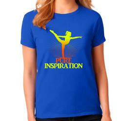 Fire Fit Designs Girls Gymnastics Shirt - Gymnastics Gifts for Girls Gymnastics Clothes - Rhythmic Gymnastics Clothes