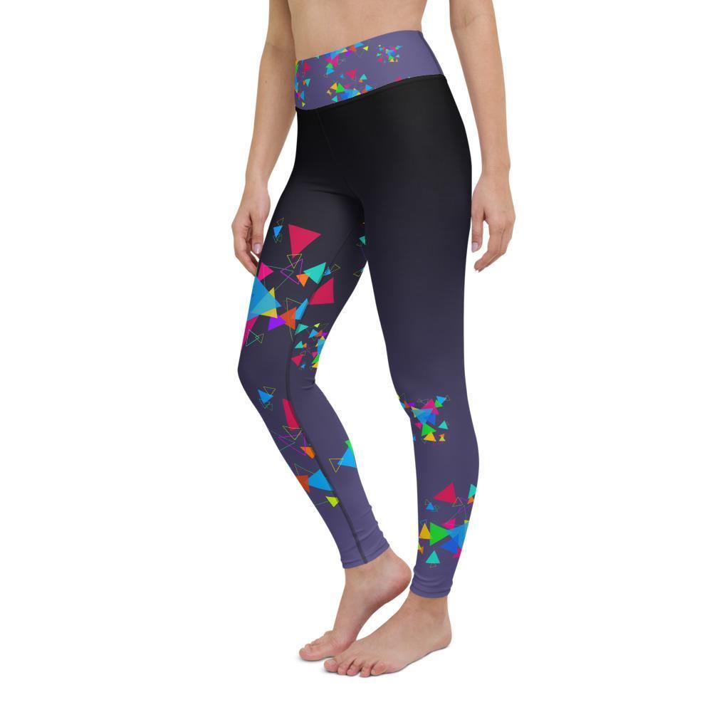 Fire Fit Designs Purple Yoga Pants for Women Yoga Leggings for Women Butt Lift Trio Purple Tummy Control Leggings