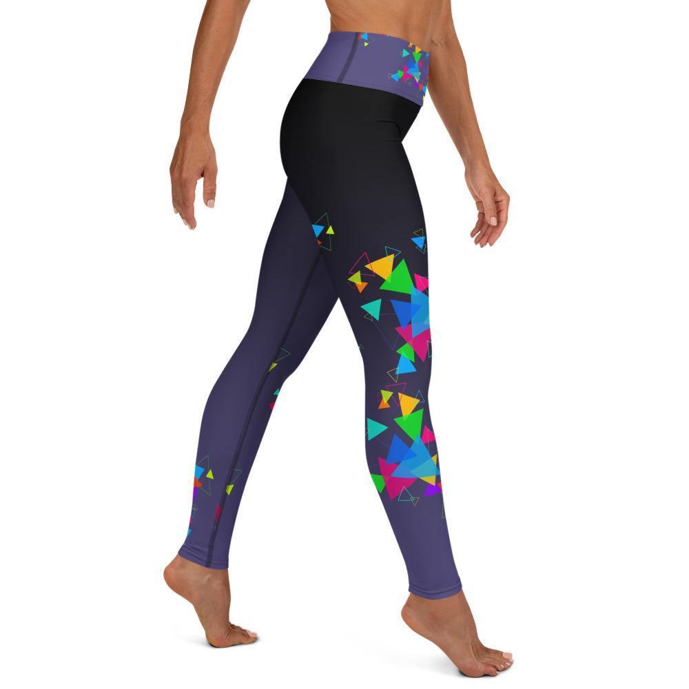 Fire Fit Designs Purple Yoga Pants for Women Yoga Leggings for Women Butt Lift Trio Purple Tummy Control Leggings