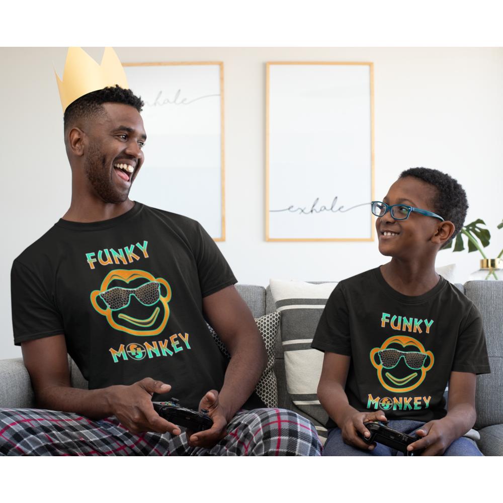 Fire Fit Designs Funny T Shirts for BOYS - Funky Monkey Funny Shirts Boys Gamer Gifts - Cool Boys Tshirts - Funny Kids Shirts