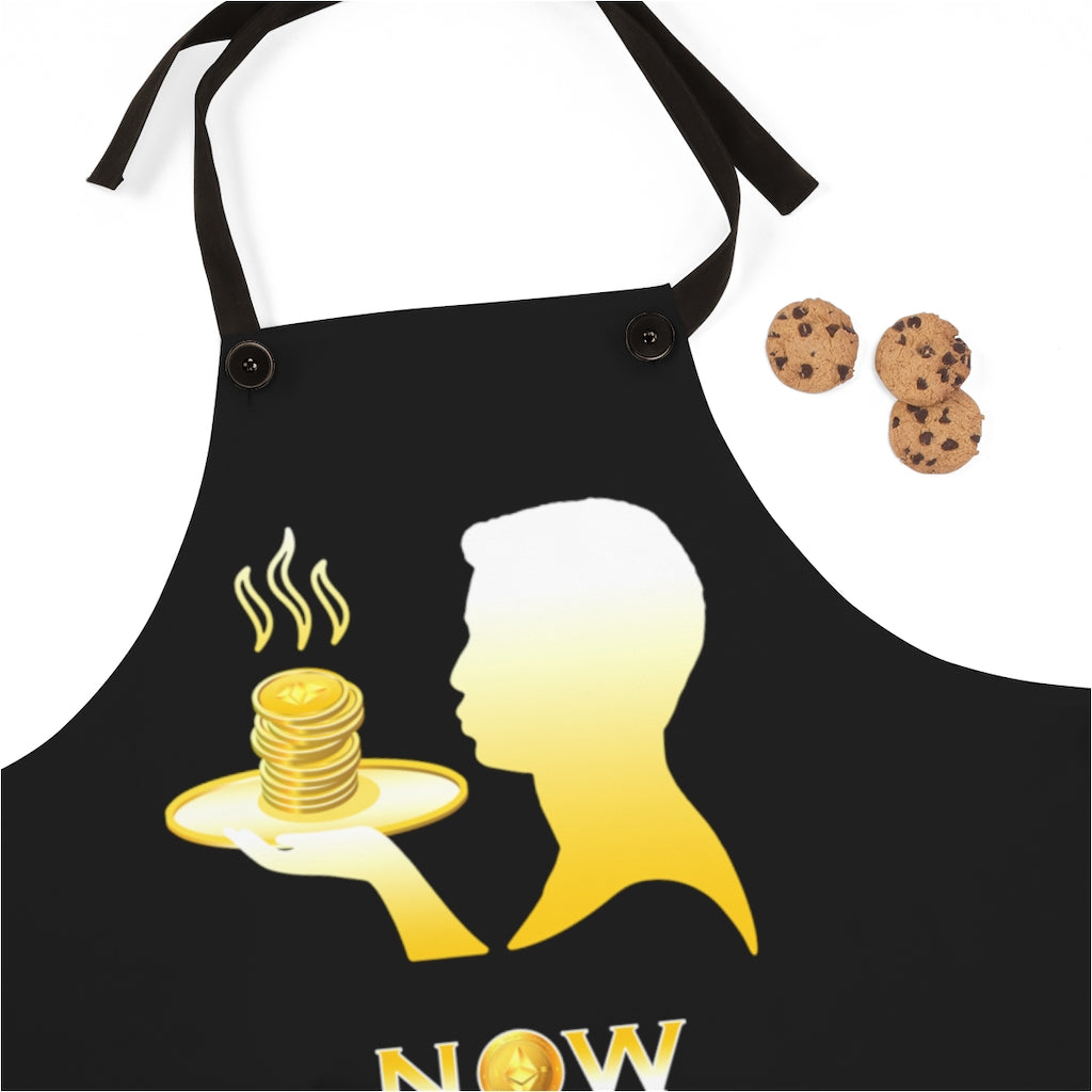Fire Fit Designs Ethereum Apron for Men Crypto Apron BBQ Aprons for Men Chef Apron Funny Crypto Merch Grilling Gifts