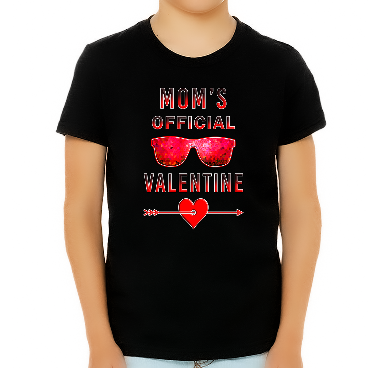 Fire Fit Designs Boys Valentines Day Shirt Hearts Funny Valentine's Day Boys Kids T-Shirts Valentines Day Gifts for Boys