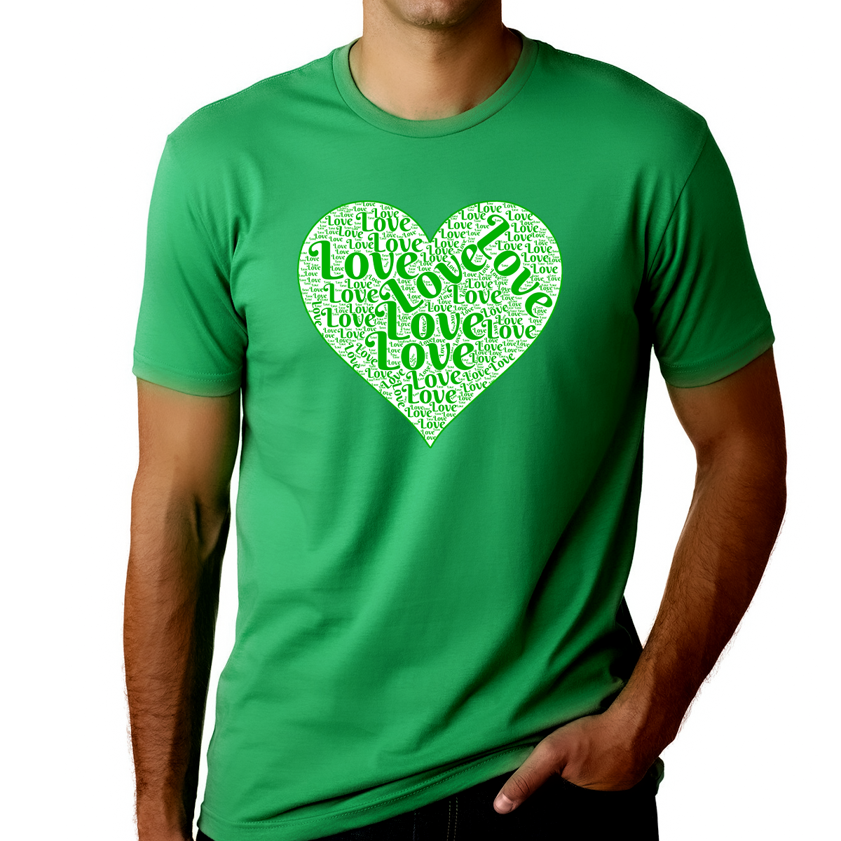 Fire Fit Designs Mens St Patricks Day Shirt St Patricks Day Shirt Men Love Irish Funny St Patricks Day Irish Heart Shirt