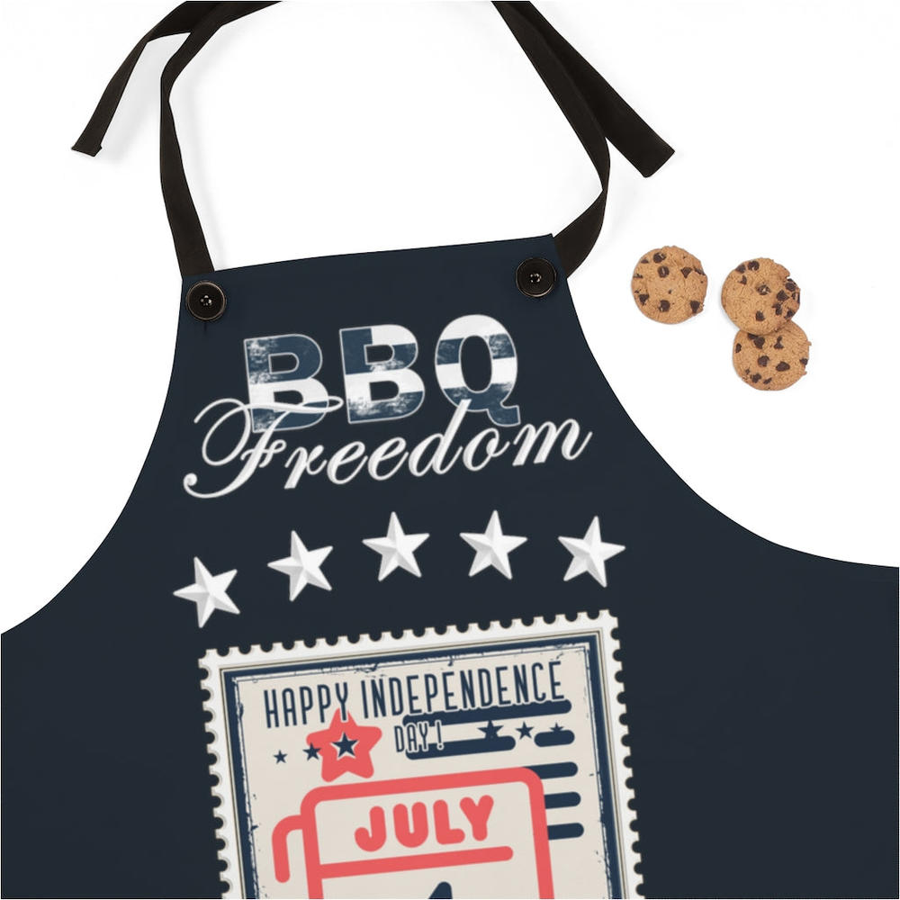 Fire Fit Designs 4th of July BBQ Aprons for Men & Women Patriotic BBQ Apron Grilling Gifts for Men USA Chef Apron