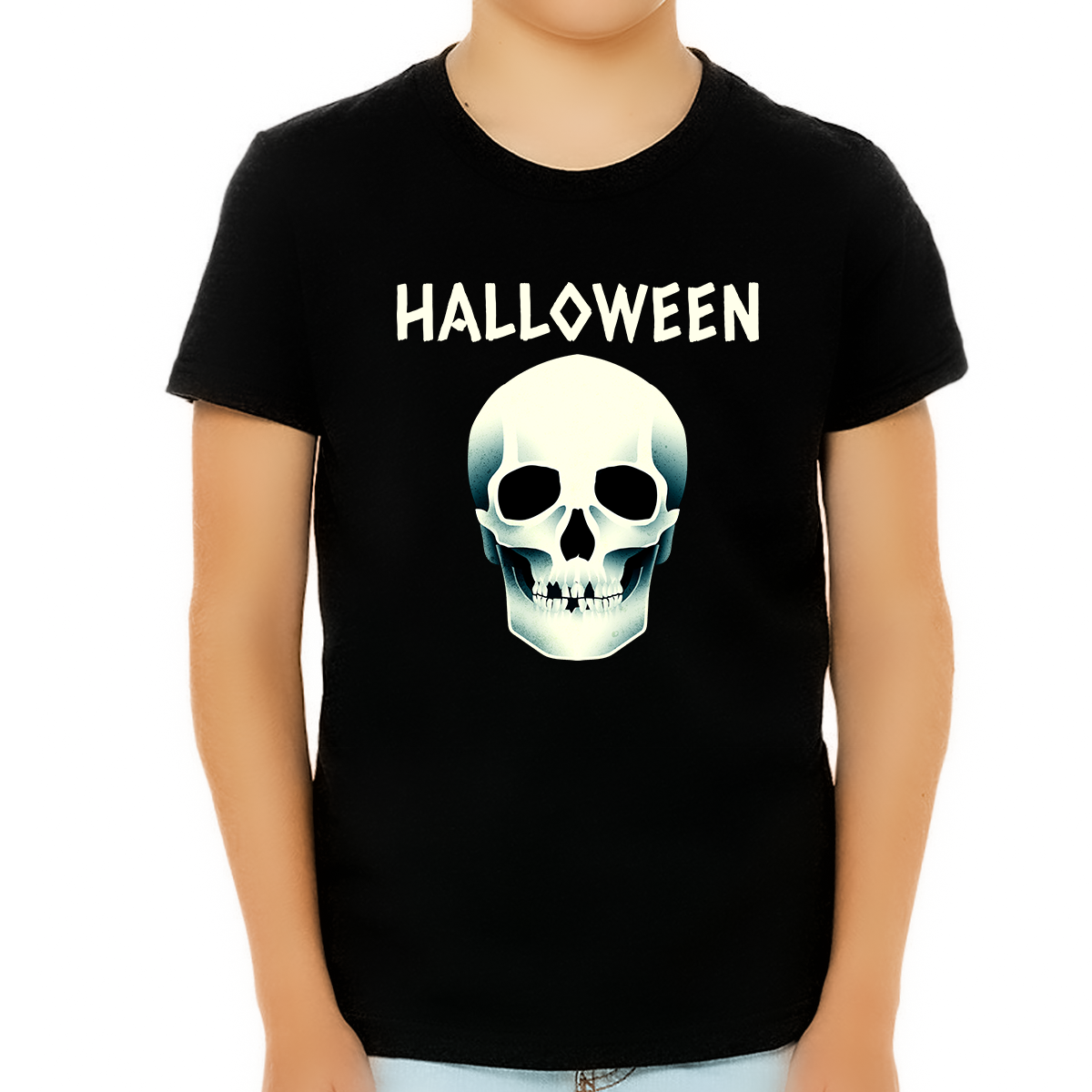 Fire Fit Designs Skull Shirt Boys Halloween Shirt Skeleton Shirt Boys Halloween Tshirts Boys Halloween Shirts for Kids