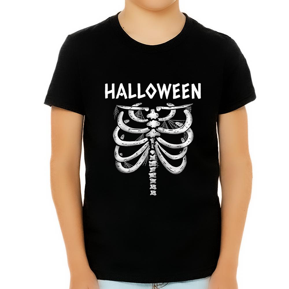 Fire Fit Designs Skeleton Funny Halloween Shirts for Boys Skeleton Shirt Boys Halloween Shirt Boys Halloween Shirt