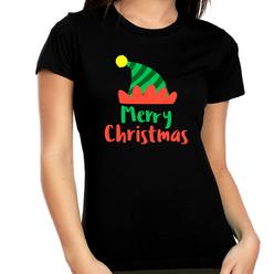 Fire Fit Designs Funny Elf Hat Christmas Pajamas Christmas Shirts Funny Christmas Pajamas for Women Funny Christmas Shirt