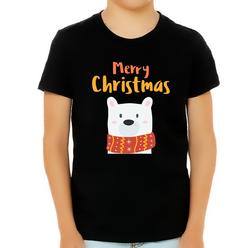 Fire Fit Designs Cute Polar Bear Boy Christmas Pajamas Christmas Tshirt Kids Christmas Pajamas for Boys Christmas Shirt
