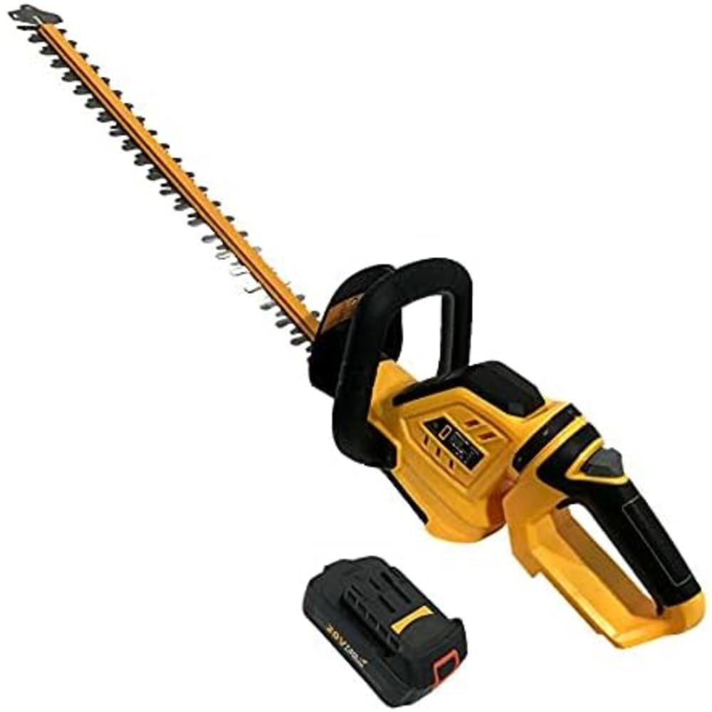 XERATH ZEGJAW 20V Cordless Hedge Trimmer with 22inch Dual Action Blade, Comfortable Grip Handle, Include 20V Removable Battery
