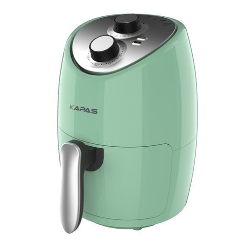 Kapas Air Fryer Oven Cooker with Knob or Digital Control Options, 2.2 QT Capacity,  Turquoise