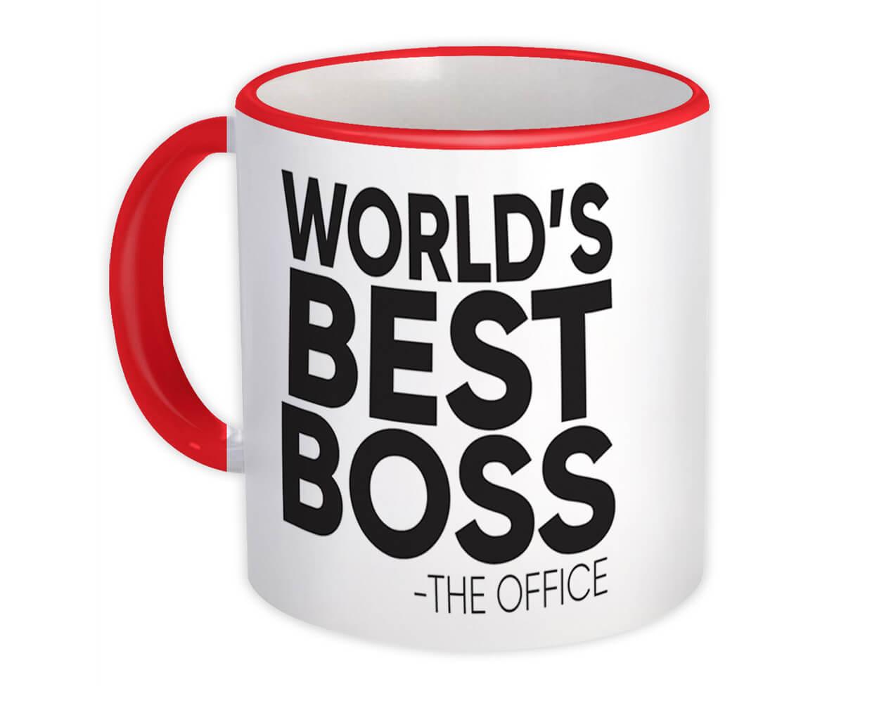 xpgifts Worlds Best BOSS : Gift Mug Office Work Funny ...