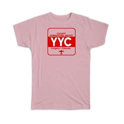 xpgifts Canada Calgary Airport Calgary YYC : Gift T-Shirt Travel Airline Pilot AIRPORT