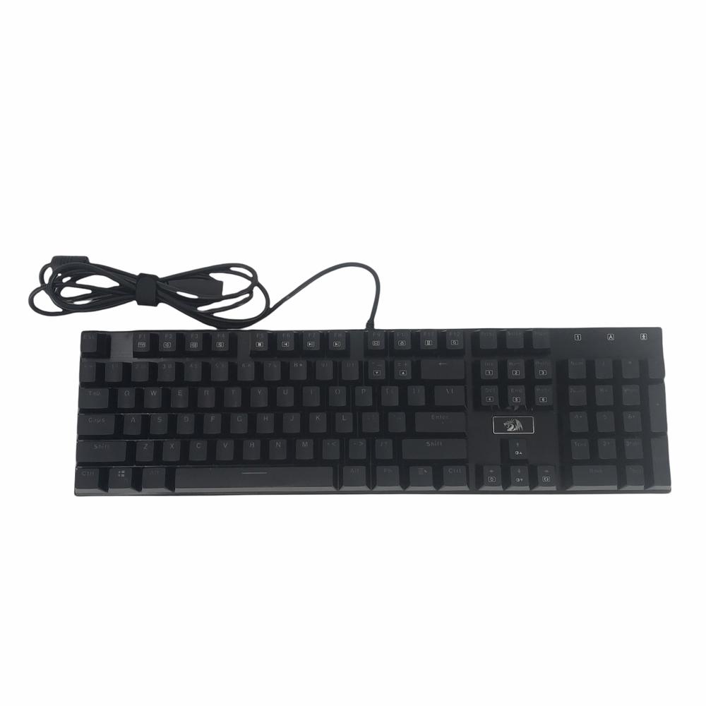 Redragon K556 RGB LED Backlit Wired Mechanical Gaming Keyboard / metal keycaps puller may be missing