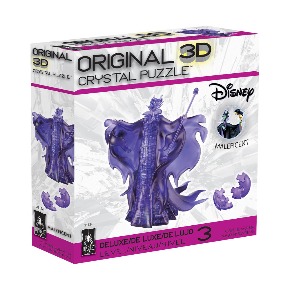 Bepuzzled 3D Crystal Puzzle - Disney Maleficent: 74 Pcs