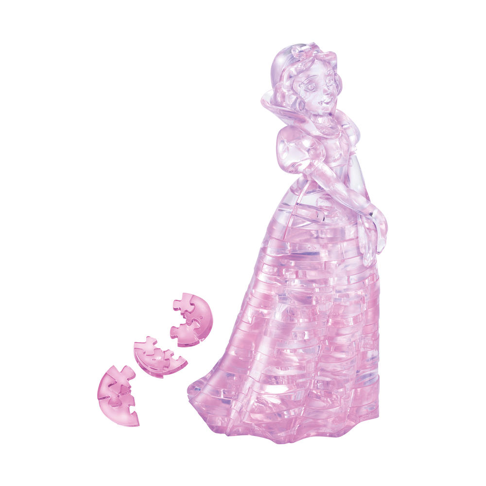 AreYouGame.Com 3D Crystal Puzzle - Disney Snow White (Pink): 40 Pcs