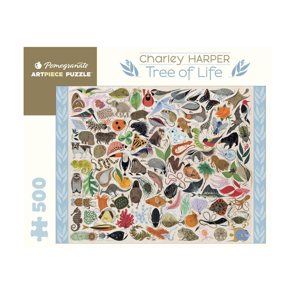 Pomegranate Communications, Inc. Charley Harper - Tree of Life Puzzle: 500 Pcs