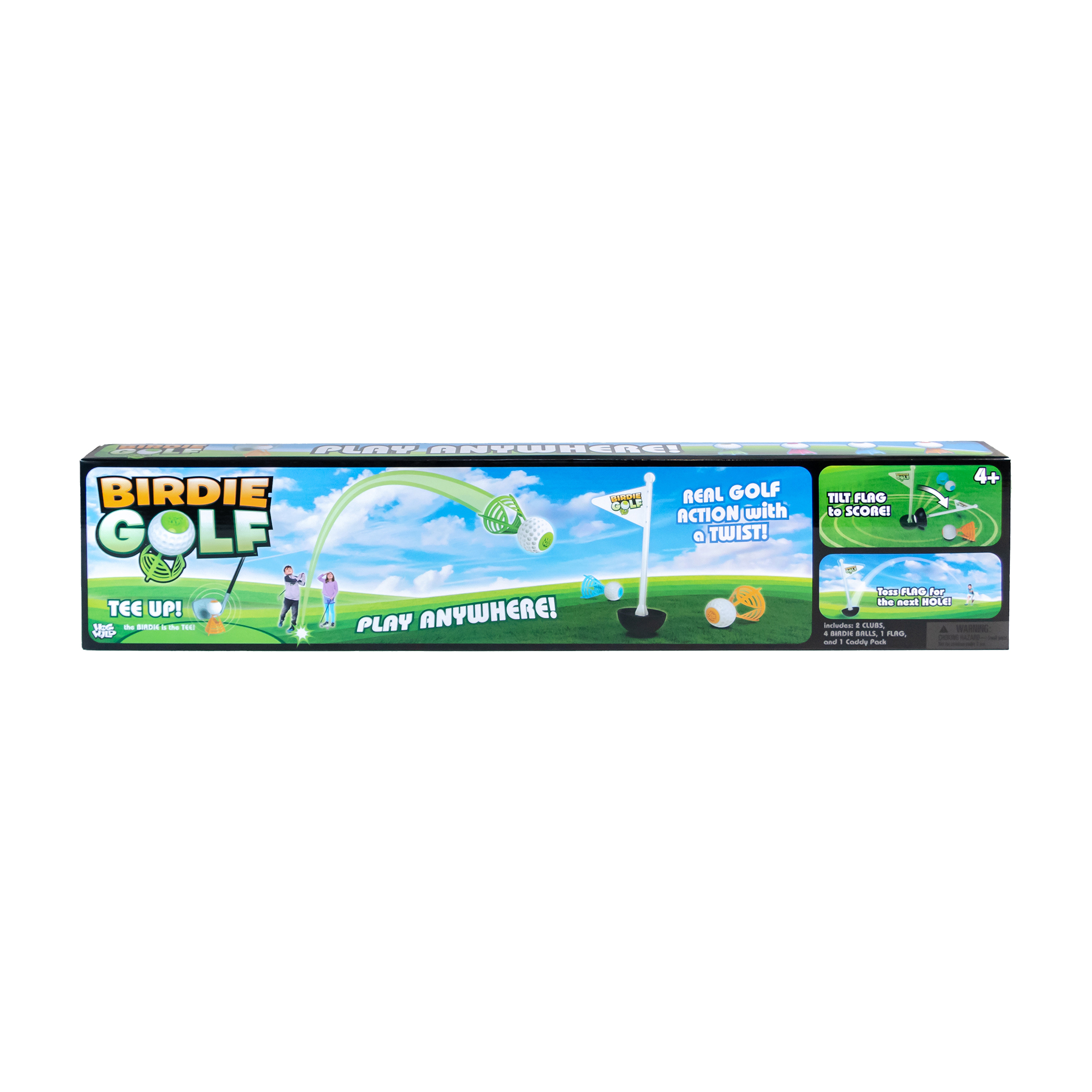 hog wild - birdie golf - outdoor game for family fun in the backyard, at the beach, on the lawn - active play for kids, adult