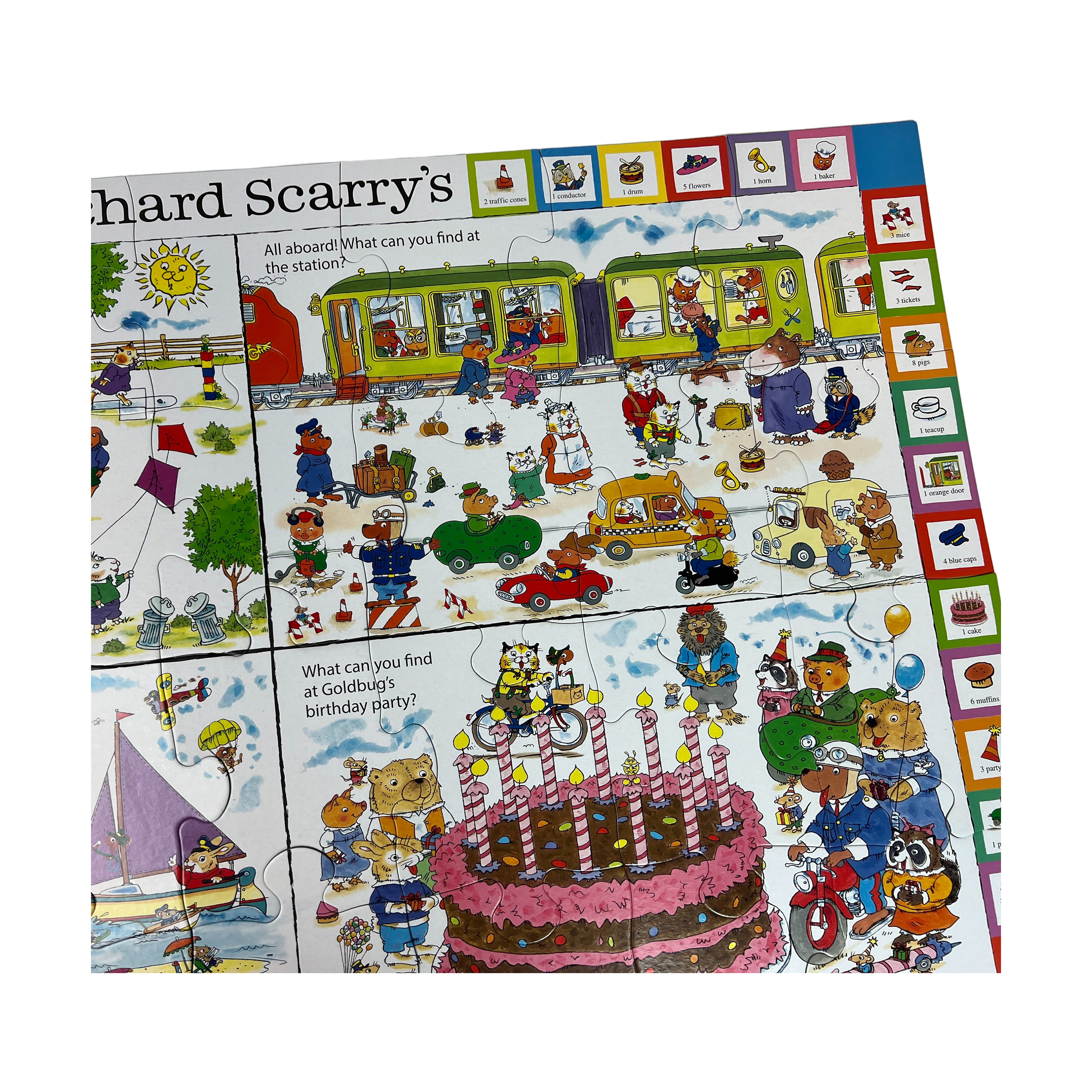 Briarpatch Richard Scarry's Busytown Seek and Find! Giant Floor Puzzle: 28 Pcs