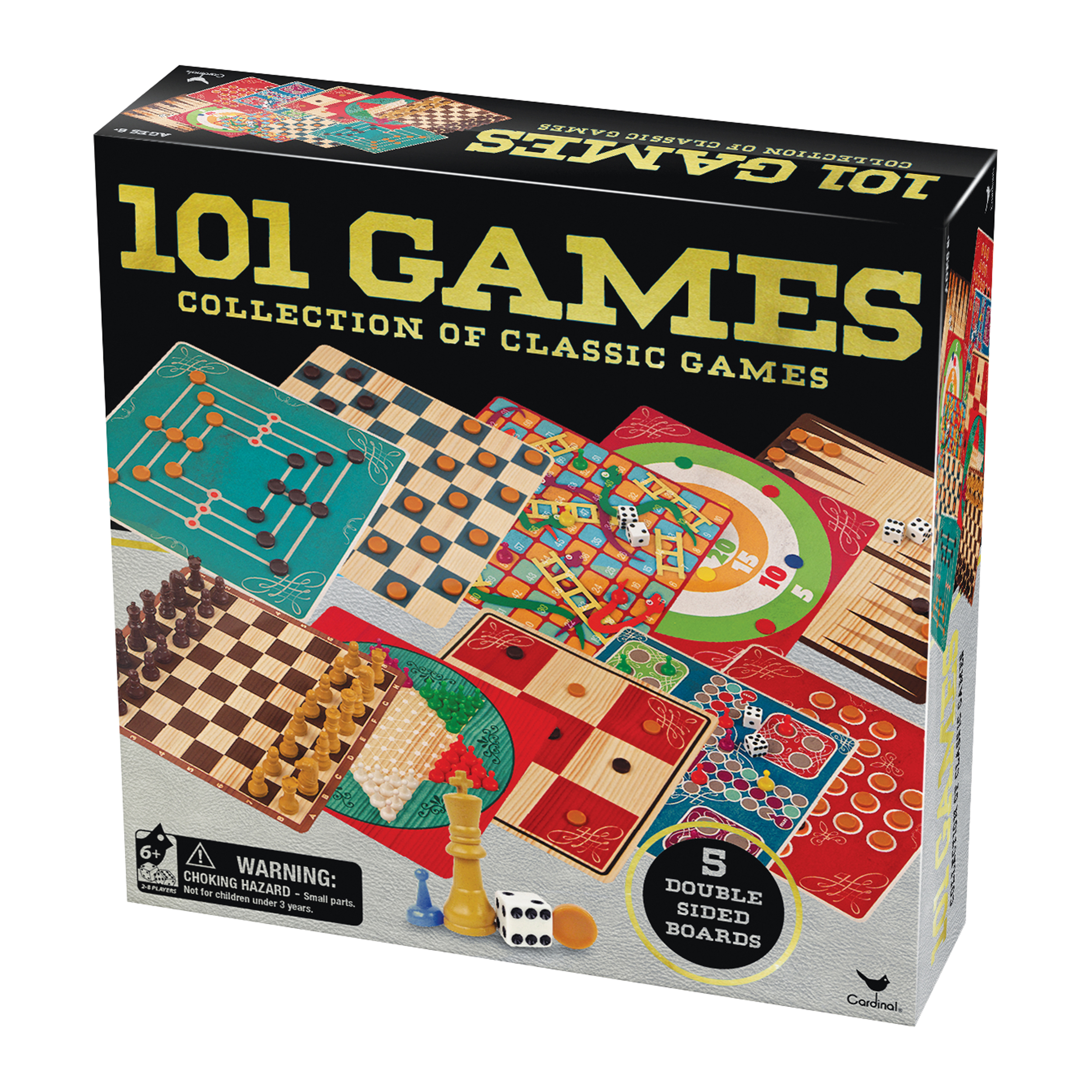 Cardinal Supplies 101 Games - Collection of Classic Games