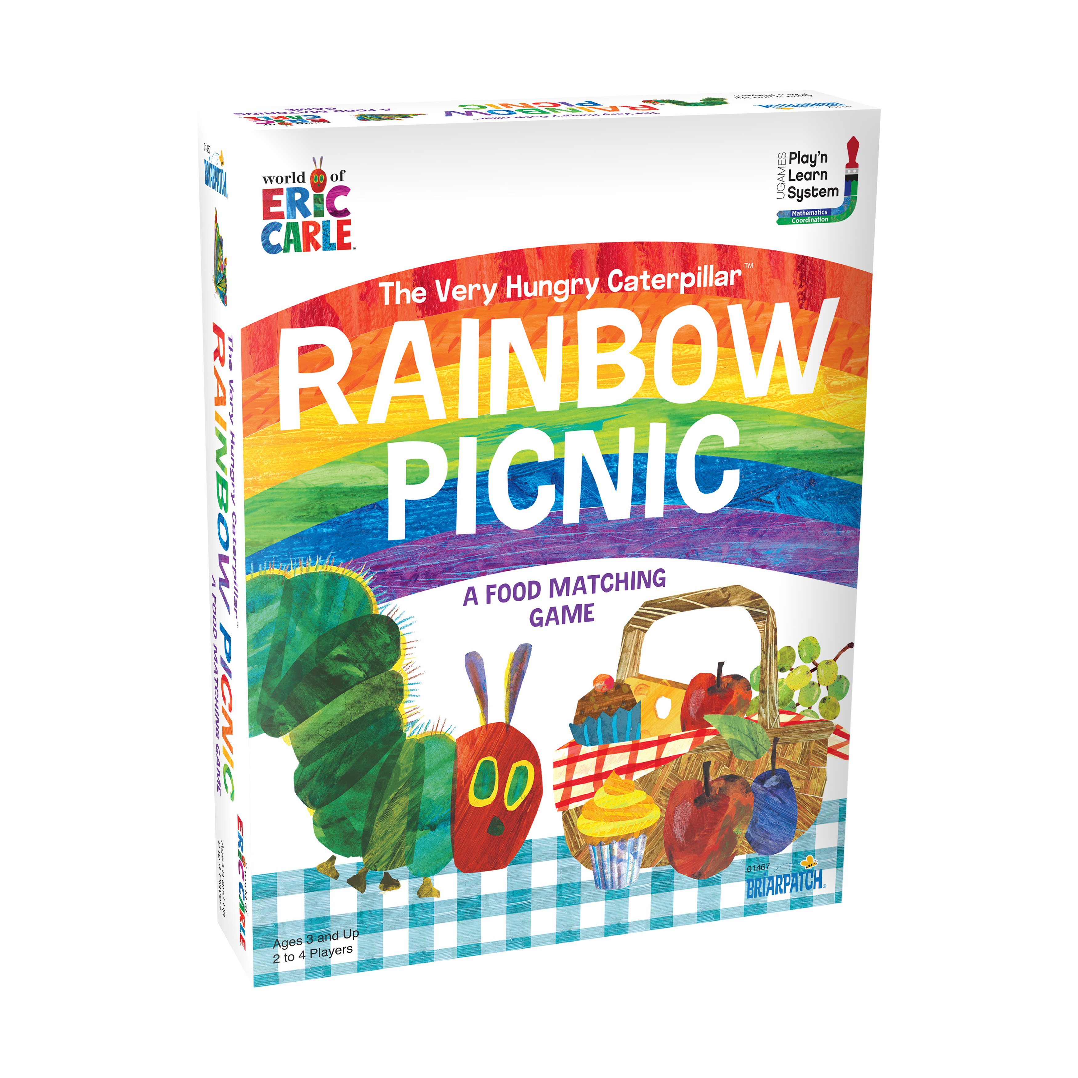 Briarpatch University Games UNV1467 Eric Carles Rainbow Picnic Board Game