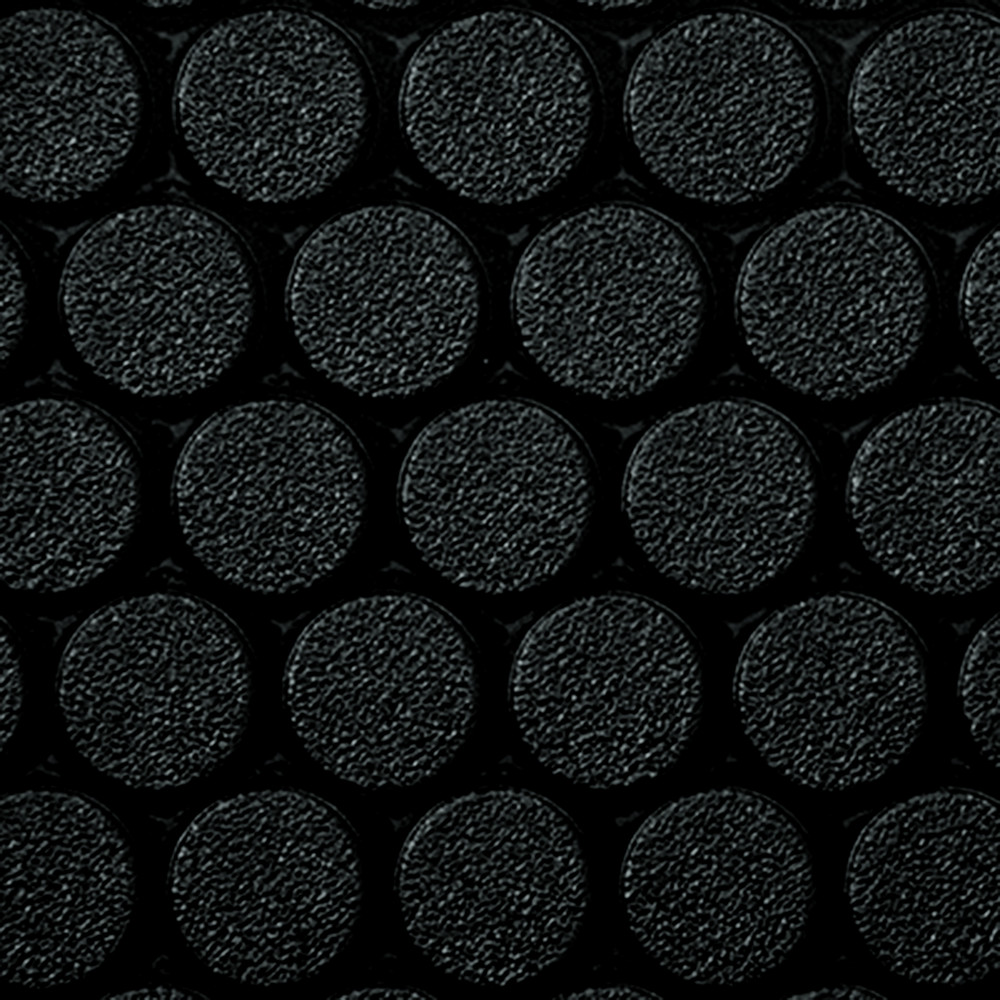 G-Floor 7 ft. 6 in. x 17 ft. Small Coin Garage Floor Mat in Midnight Black