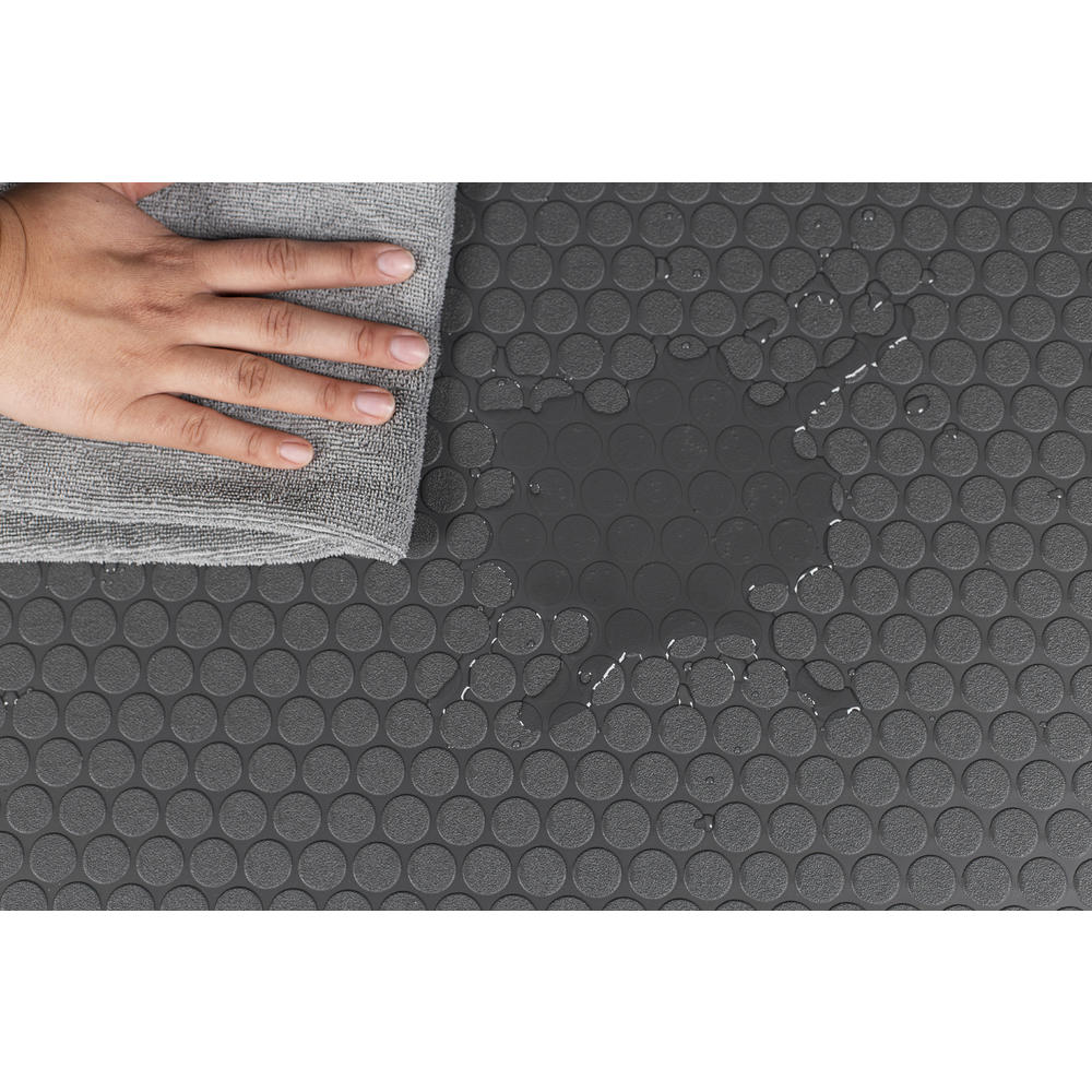 G-Floor 5 ft. x 10 ft. Small Coin Garage Floor Mat in Slate Grey