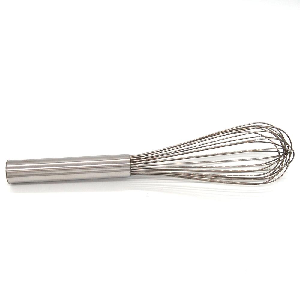 Kitchen Supply Wholesale Stainless Steel Fine Wire Whisk for Cooking, 12 Inch