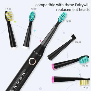 16pcs Black Soft Fairywill Electric Toothbrush Replecement Heads For Fw 508 507 16pcs Black Soft Fairywill Electric Toothbrush Replecement Heads For Fw 508 507