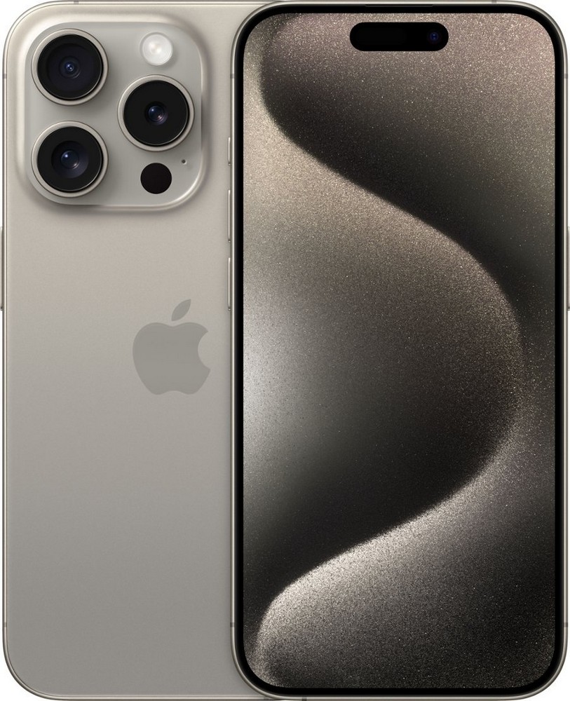 Apple iPhone 15 Pro, Fully Unlocked | Natural Titanium, 256GB, 6.1 in | Grade A+