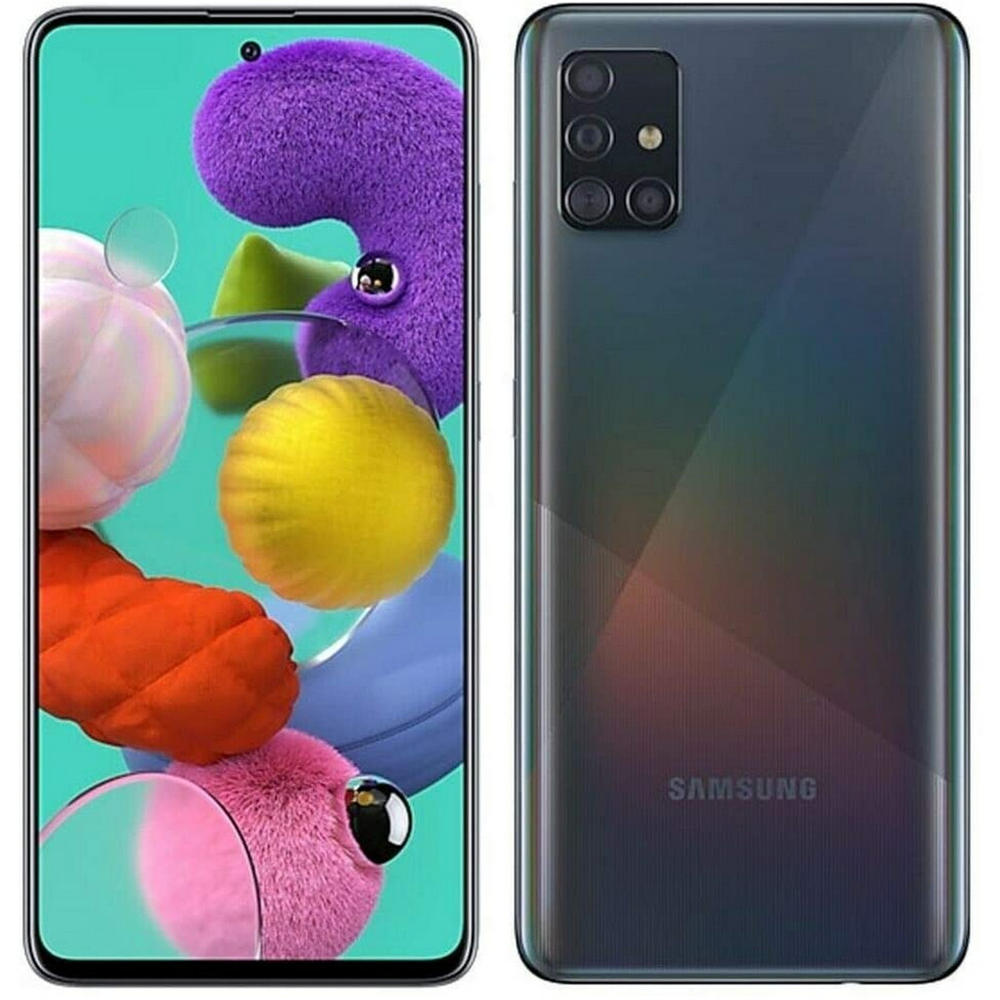 Samsung Galaxy A51 (2019), Tracfone Only | Black, 128GB, 6.5 in | Grade B-
