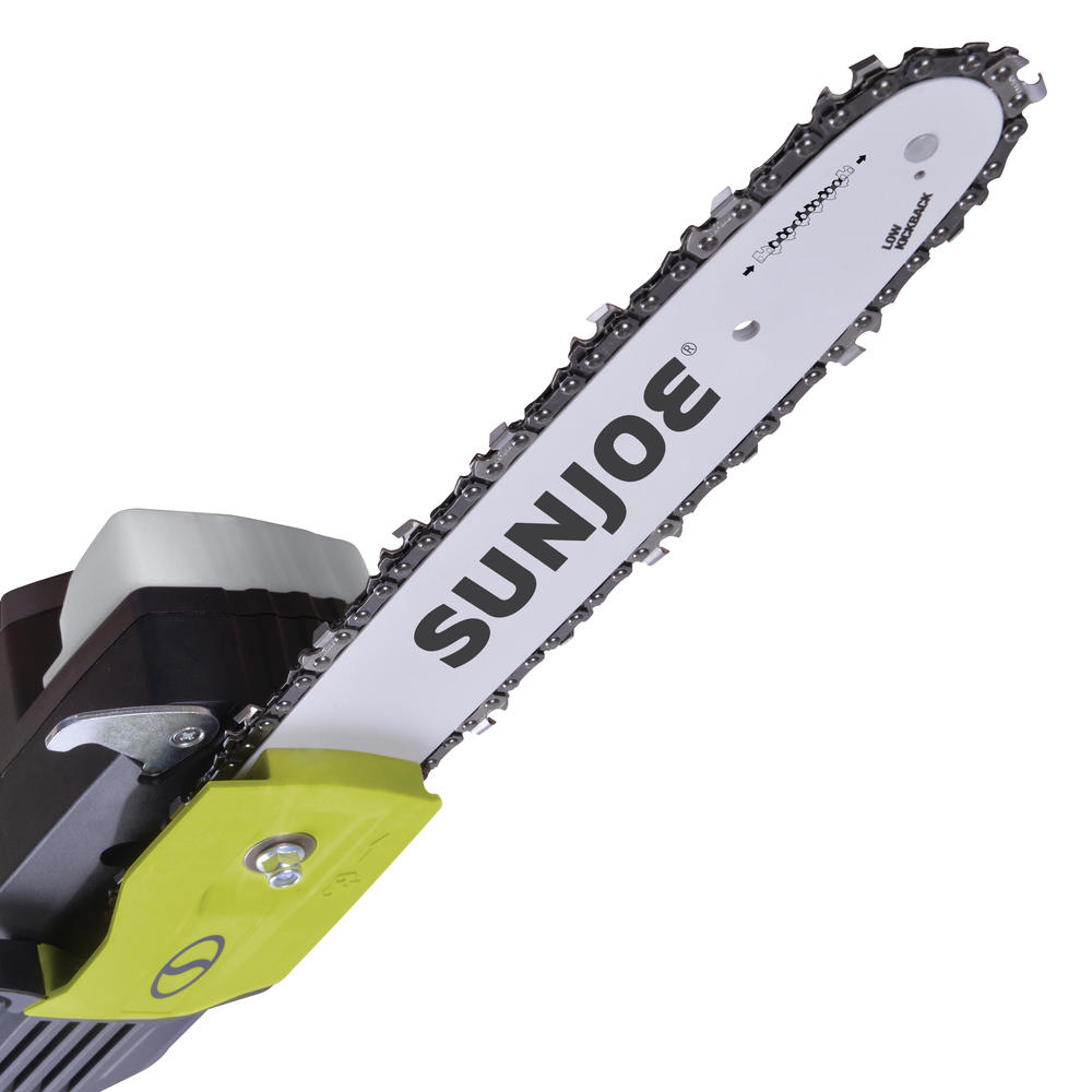 Sun Joe iON100V-10PS-CT 100-Volt iONPRO Cordless Modular Pole Chain Saw | 10-Inch | Tool Only