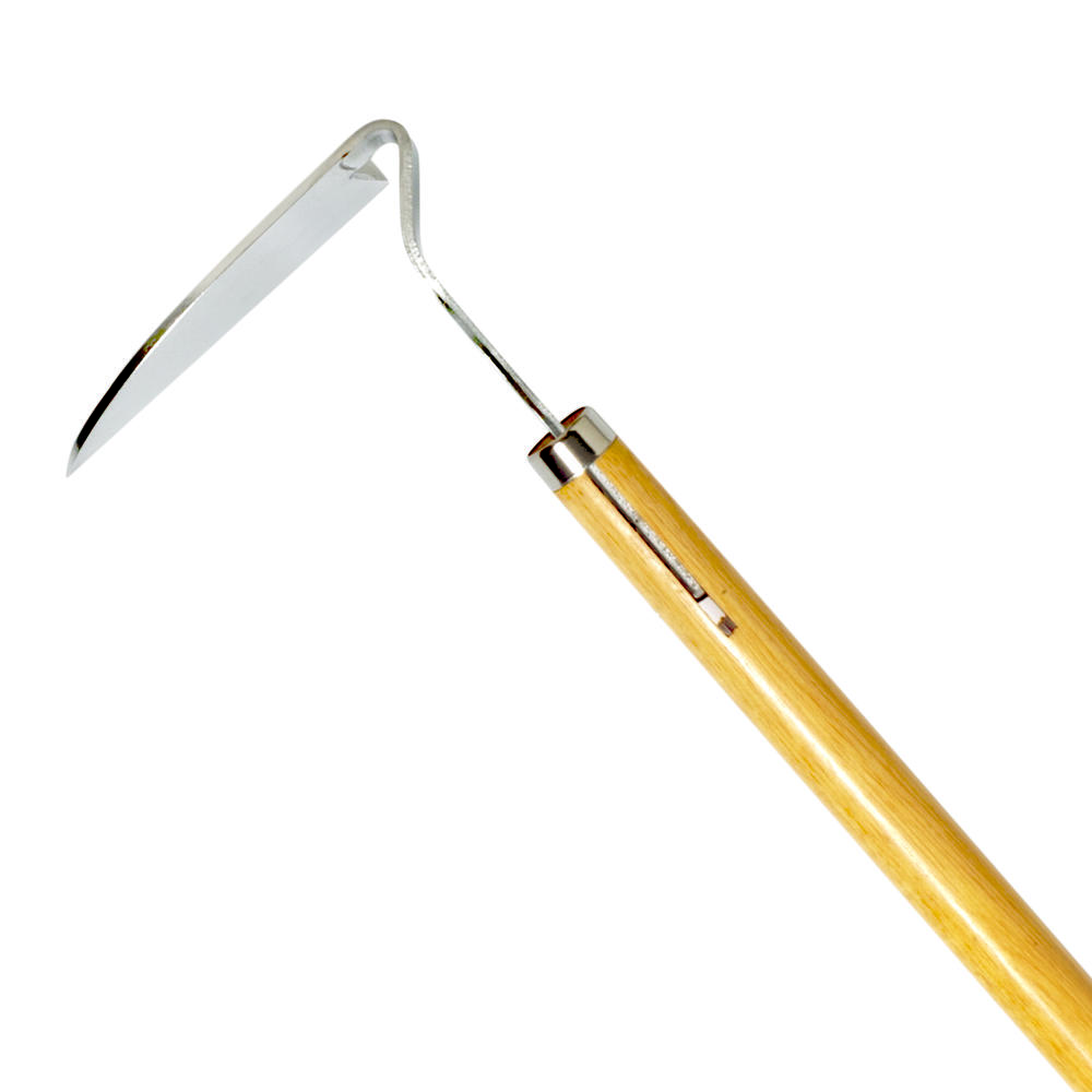 Nisaku Japanese Stainless Steel Long Handle Nejiri Gama Garden Hoe 4.