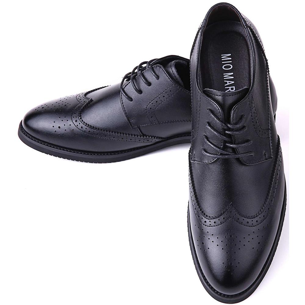 Mio Marino Speckled Wingtip Dress Shoes