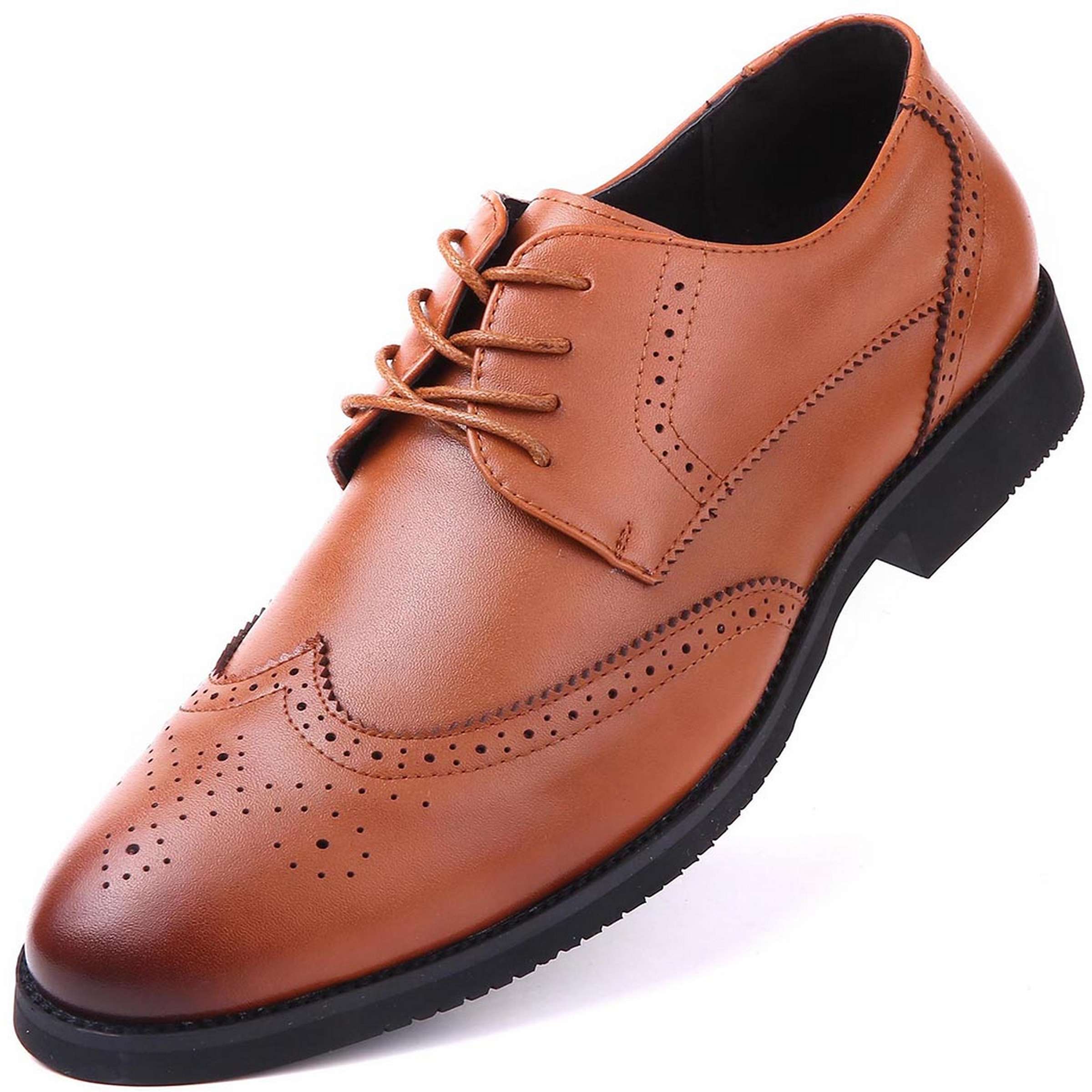 Mio Marino Speckled Wingtip Dress Shoes