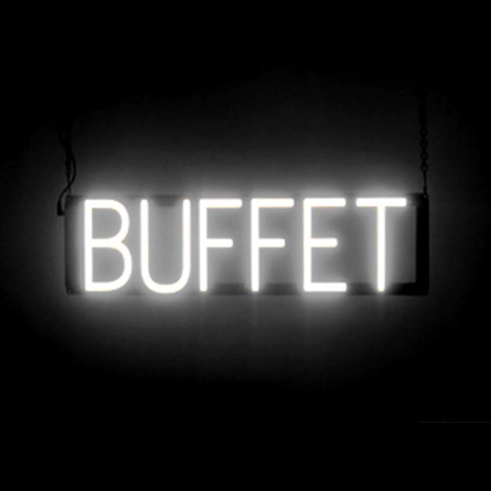 SpellBrite Ultra-Bright Buffet Neon-LED Sign (Neon look, LED performance)