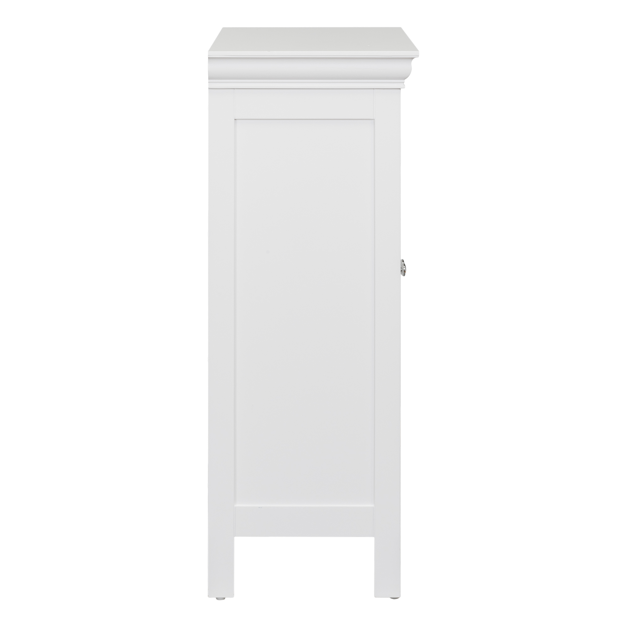 Teamson Home Stratford Wooden Space Saver with Shutter Doors, White