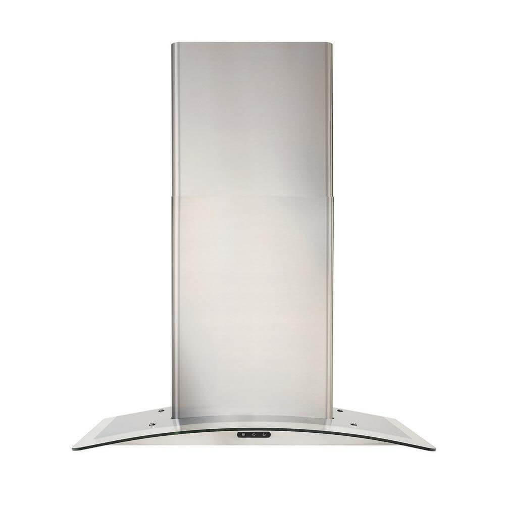 Broan EW4630SS 30 inch Convertible Wall Mount Curved Glass Chimney Range Hood