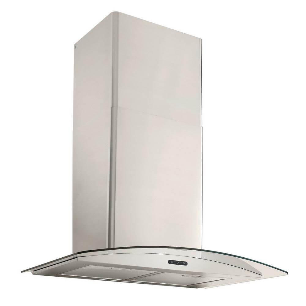 Broan EW4630SS 30 inch Convertible Wall Mount Curved Glass Chimney Range Hood