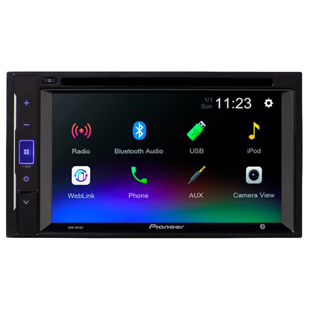 Pioneer AVH241 6.2 inch Resistive Glass Touchscreen DVD Receiver